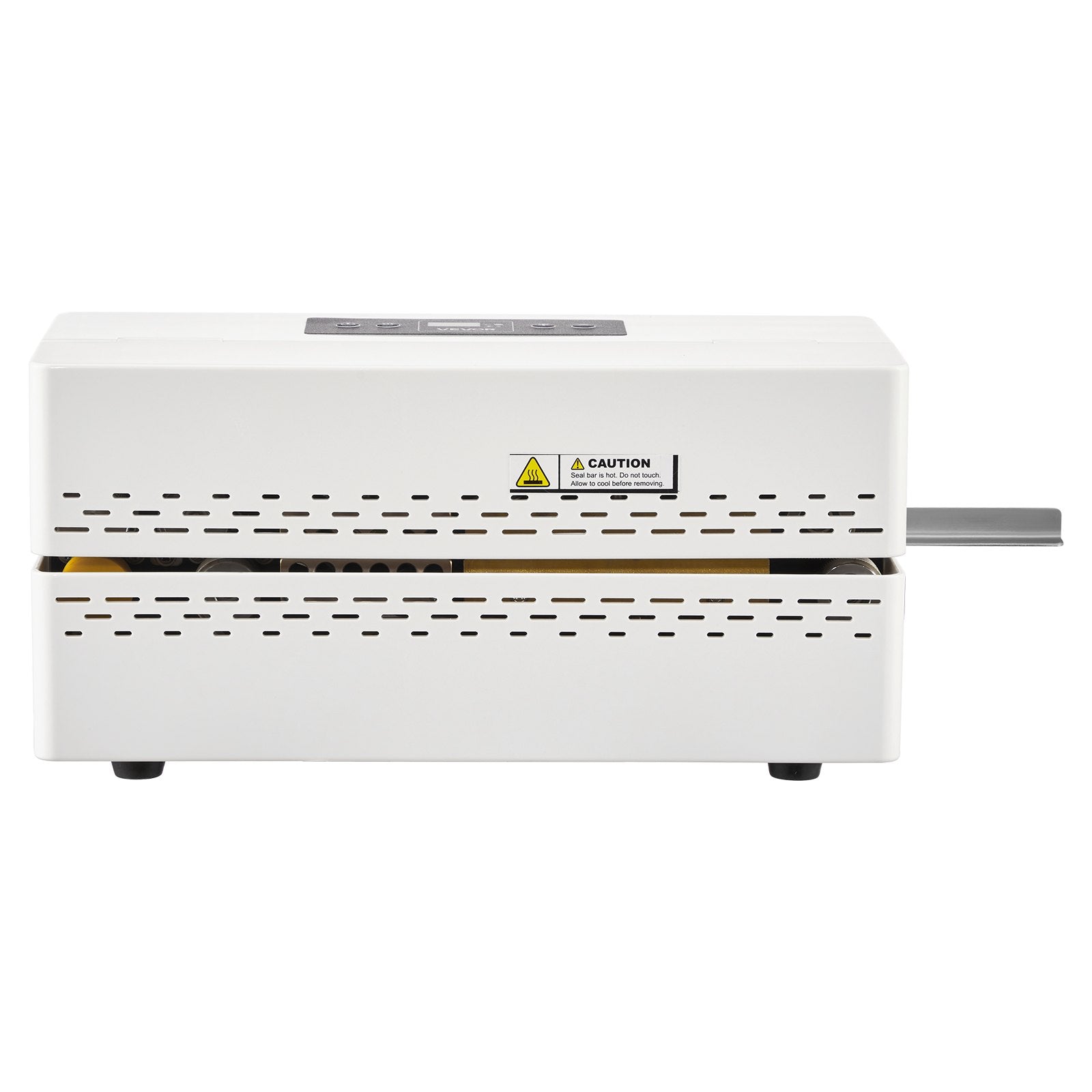 Continuous Sealing Machine, 8-12 mm Seal Width, Automatic Continuous Band Sealer with Digital Temperature Control, Automatic Shutdown, Portable Heat Sealing Machine for 0.06-0.2 mm Plastic Bags