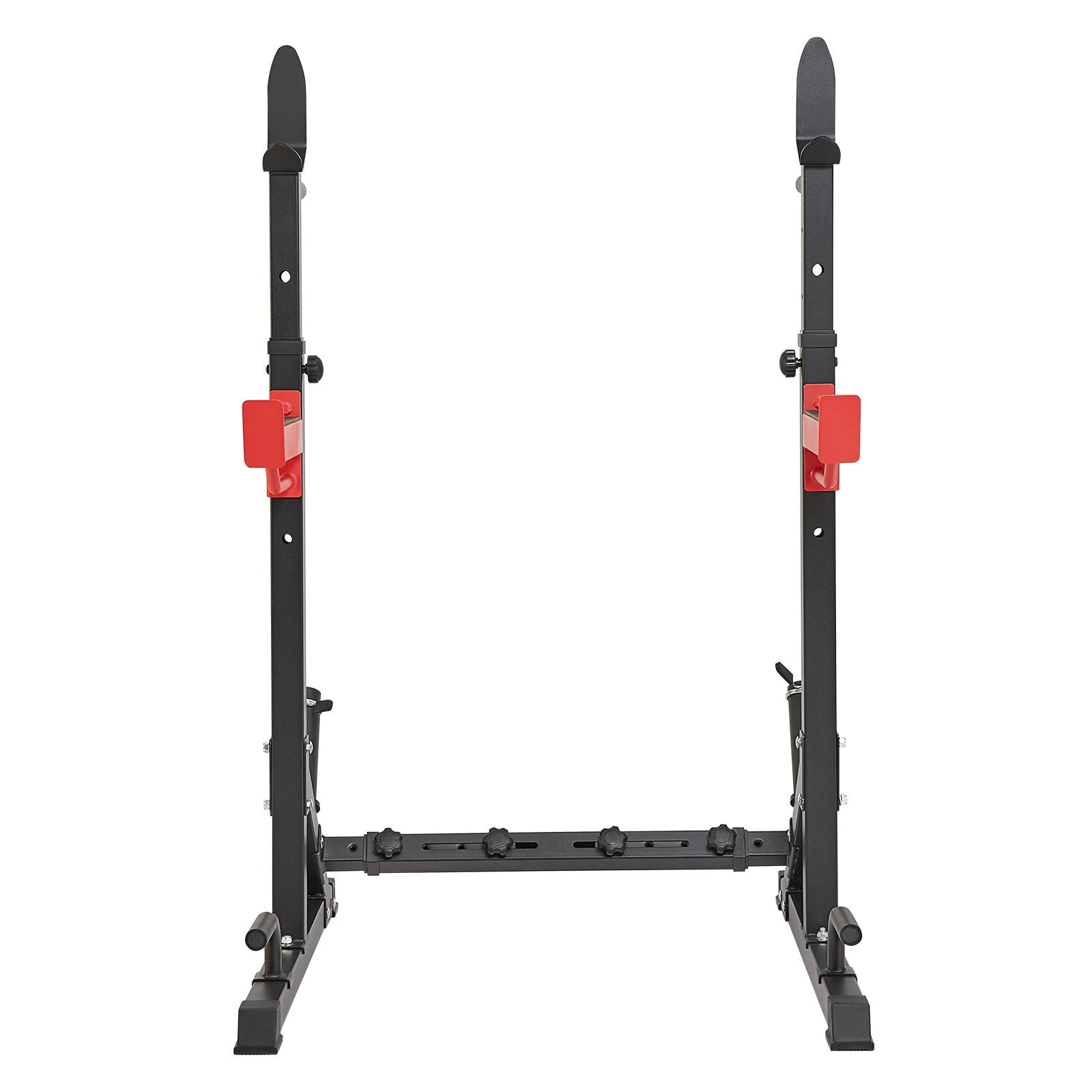 Exercise Benches: VEVOR Squat Power Rack Adjustable Heavy Duty Barbell Weight Bench Press Stand