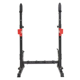 Exercise Benches: VEVOR Squat Power Rack Adjustable Heavy Duty Barbell Weight Bench Press Stand