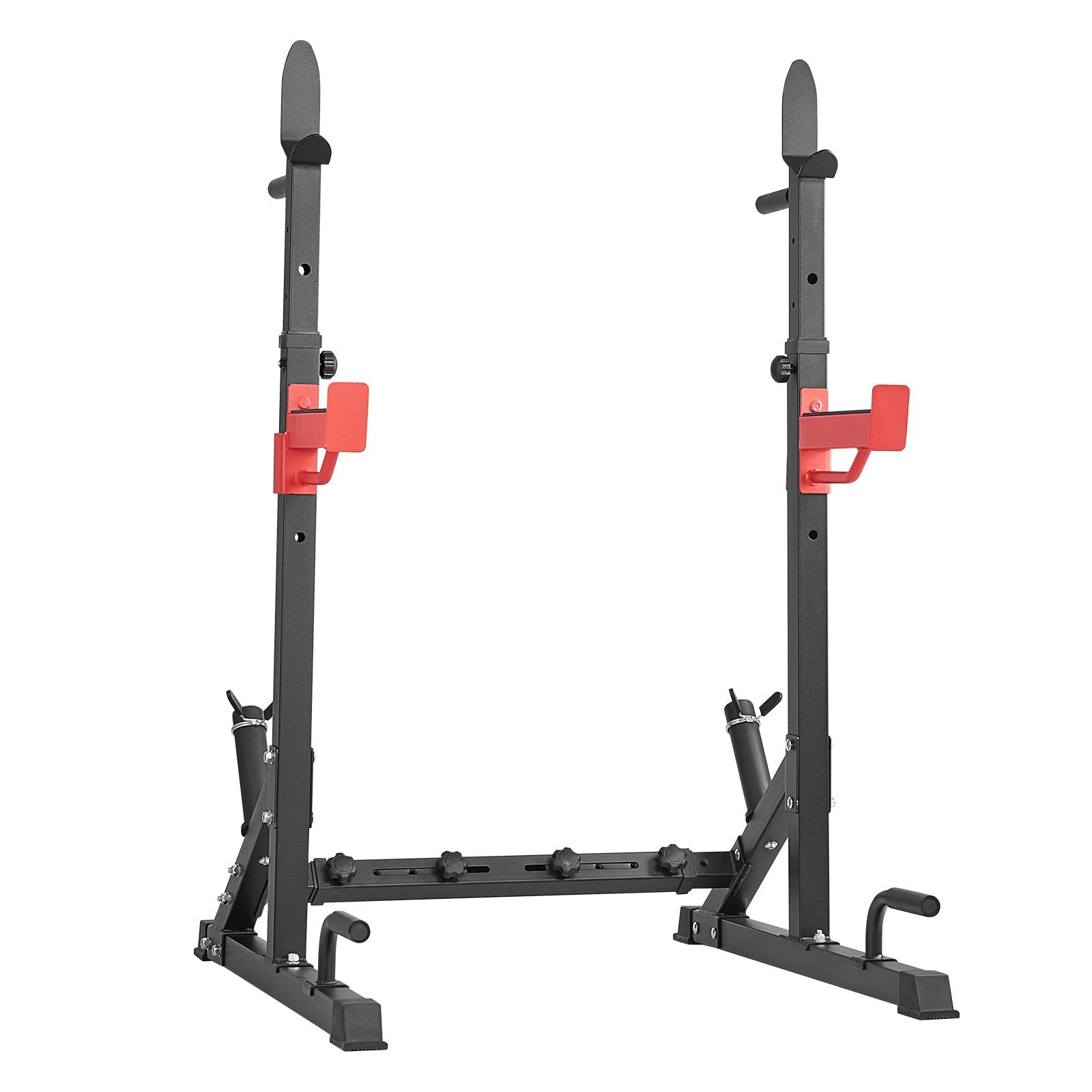 Exercise Benches: VEVOR Squat Power Rack Adjustable Heavy Duty Barbell Weight Bench Press Stand