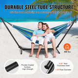 Tents: VEVOR Portable Hammock Stand, 450lbs Capacity Steel Hammock Stand for 2 Person, Heavy Duty Adjustable Hooks Hammock Frame Fits 10-13 ft Hammocks, Space Saving with Carrying Bag for Outdoor or Indoor