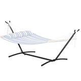 Tents: VEVOR Portable Hammock Stand, 450lbs Capacity Steel Hammock Stand for 2 Person, Heavy Duty Adjustable Hooks Hammock Frame Fits 10-13 ft Hammocks, Space Saving with Carrying Bag for Outdoor or Indoor