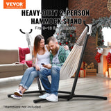 Tents: VEVOR Portable Hammock Stand, 450lbs Capacity Steel Hammock Stand for 2 Person, Heavy Duty Adjustable Hooks Hammock Frame Fits 9.5-12.6 ft Hammocks, Space Saving with Carrying Bag for Outdoor or Indoor
