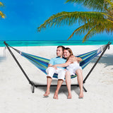 Tents: VEVOR Portable Hammock Stand, 450lbs Capacity Steel Hammock Stand for 2 Person, Heavy Duty Adjustable Hooks Hammock Frame Fits 9.5-12.6 ft Hammocks, Space Saving with Carrying Bag for Outdoor or Indoor