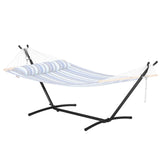 Tents: VEVOR Portable Hammock Stand, 450lbs Capacity Steel Hammock Stand for 2 Person, Heavy Duty Adjustable Hooks Hammock Frame Fits 9.5-12.6 ft Hammocks, Space Saving with Carrying Bag for Outdoor or Indoor