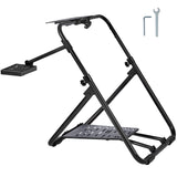 Gaming Chairs: VEVOR Foldable Racing Steering Wheel Stand, Height Adjustable Universal Base Compatible with Logitech & Thrustmaster Racing Wheel and Pedal, Heavy-duty Frame Standard GT/Formula Seating Portable