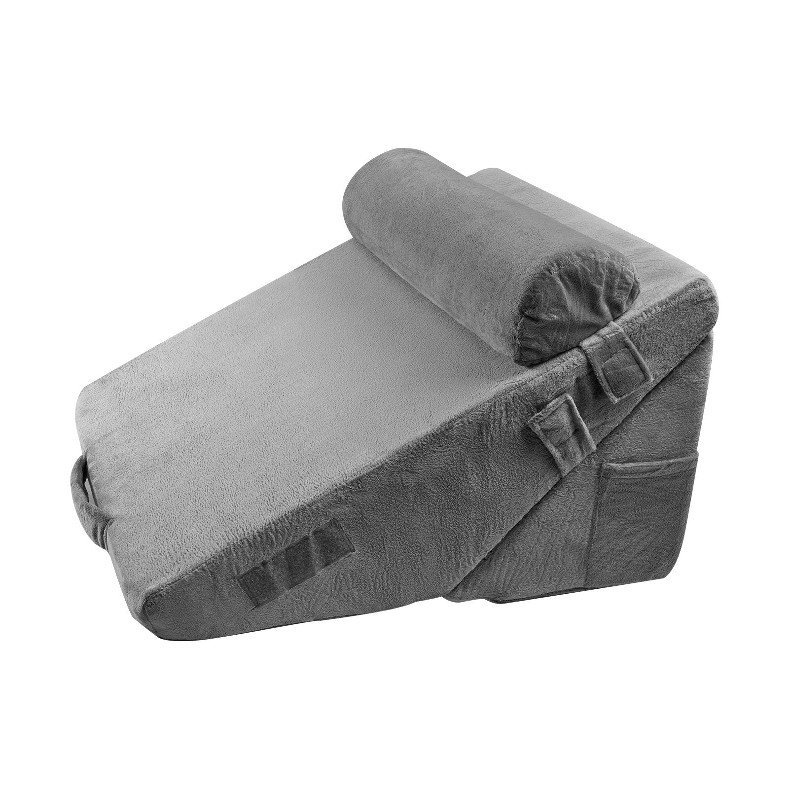 Cat Bowls, Feeders & Waterers: VEVOR Bed Wedge Pillow for Sleeping, 3 Pcs Adjustable Orthopedic Bed Wedge Set, with Washable Cover & Foam Support, Post Surgery Pillow for Acid Reflux, Back Pain, Snoring Relief & GERD, Dark Grey