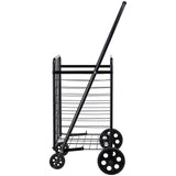 Cat Scratchers: VEVOR Shopping Cart, Folding Grocery Utility Cart with Swivel Wheels, 40.8 kg Large Load Capacity, Heavy Duty Rolling Laundry Basket Butler for Laundry, Shopping, Camping, Grocery, Luggage, Black