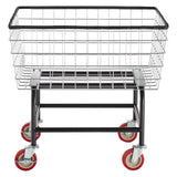 Laundry Baskets: VEVOR Wire Laundry Cart Wire Laundry Basket 2.8 Bushel Heavy Duty w/ 4'' Wheels