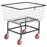 Laundry Baskets: VEVOR Wire Laundry Cart Wire Laundry Basket 2.8 Bushel Heavy Duty w/ 4'' Wheels