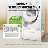 Gymnastics: VEVOR Laundry Pedestal 686mmmW x 366mmH, Washer And Dryer Base Stand Platform Universal Fit 299kg Capacity, Heavy Duty Multi-Functional Base for Washing Machine with Drawer & Rich Accessories