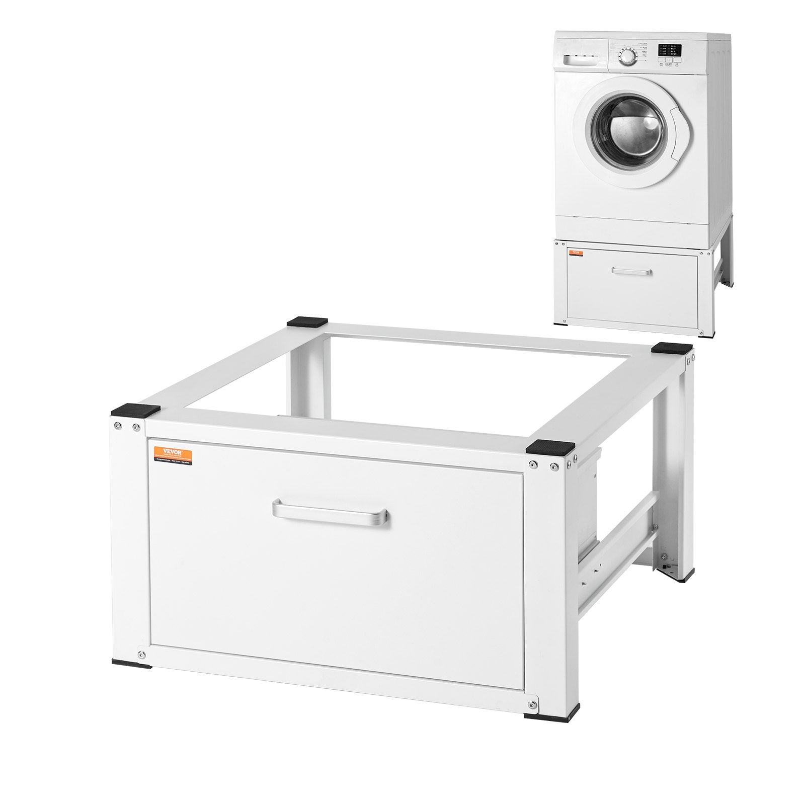 Gymnastics: VEVOR Laundry Pedestal 686mmmW x 366mmH, Washer And Dryer Base Stand Platform Universal Fit 299kg Capacity, Heavy Duty Multi-Functional Base for Washing Machine with Drawer & Rich Accessories
