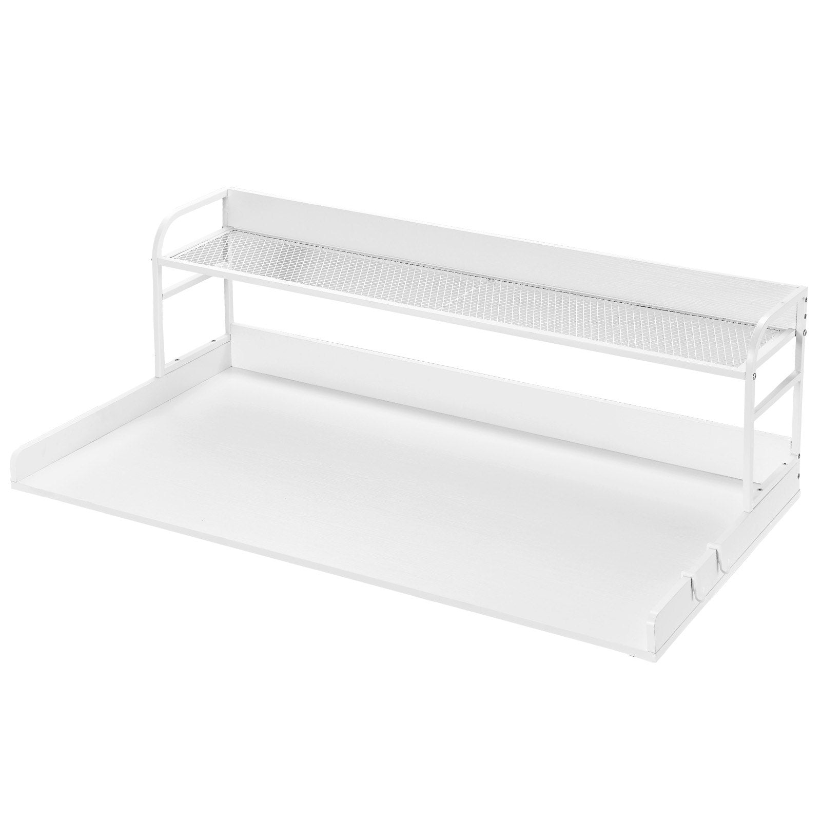 Table Linen & Kitchen Towels: VEVOR Washer Dryer Countertop with Shelf 54"x27" Wooden Washer Dryer Cover White