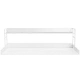 Table Linen & Kitchen Towels: VEVOR Washer Dryer Countertop with Shelf 54"x27" Wooden Washer Dryer Cover White