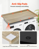 Mattress Toppers: VEVOR Washer Dryer Countertop, 54" x 27" Wooden Washer and Dryer Countertop, Water-Resistant Laundry Machine Topper Cover with Anti-Slip Pads, for Laundry Room Organization and Storage, Oak