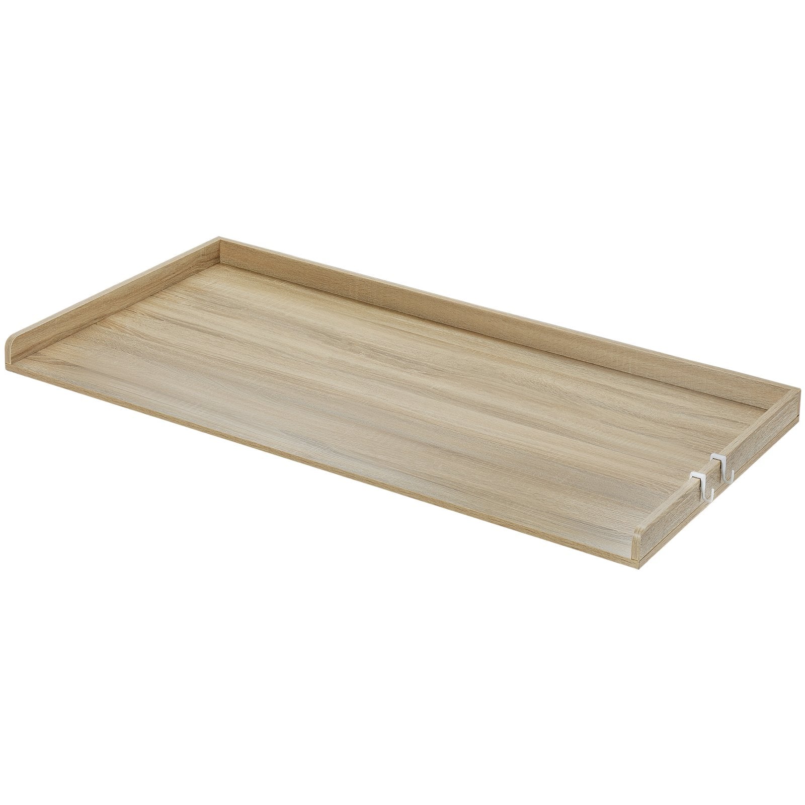 Washer Dryer Countertop, 54" x 27" Wooden Washer and Dryer Countertop, Water-Resistant Laundry Machine Topper Cover with Anti-Slip Pads, for Laundry Room Organization and Storage, Oak
