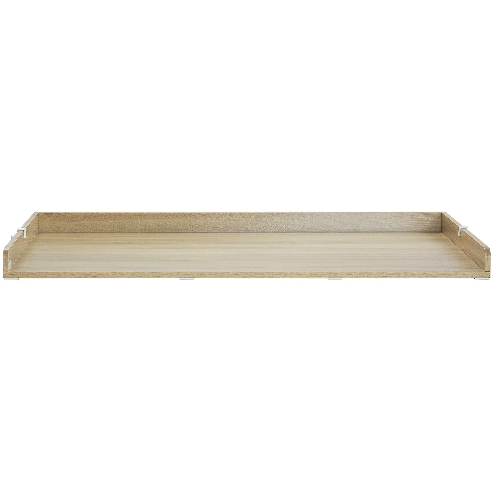 Washer Dryer Countertop, 54" x 27" Wooden Washer and Dryer Countertop, Water-Resistant Laundry Machine Topper Cover with Anti-Slip Pads, for Laundry Room Organization and Storage, Oak