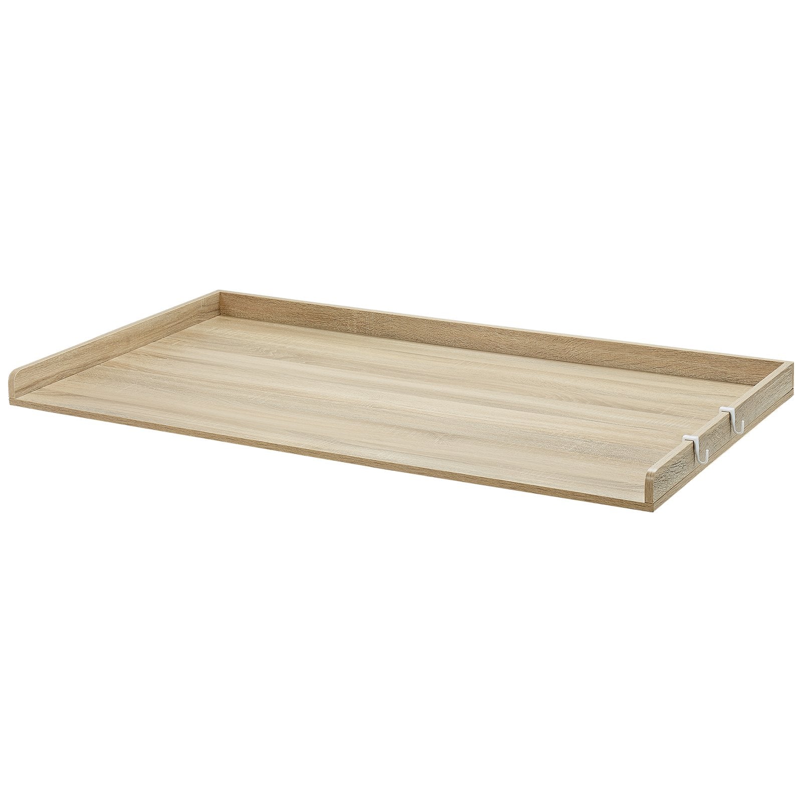 Washer Dryer Countertop, 54" x 27" Wooden Washer and Dryer Countertop, Water-Resistant Laundry Machine Topper Cover with Anti-Slip Pads, for Laundry Room Organization and Storage, Oak