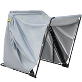 Laundry Baskets: VEVOR Basket Truck, 8 Bushel Steel Canvas Laundry Basket, 3" Diameter Wheels Truck Cap Basket Canvas Laundry Cart Usually Used to Transport Clothes, Store Sundries Suitable for Hotel, Home, Hospital