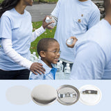Automotive Repair & Speciality Tools: VEVOR 1" 25mm Button Badge Parts Supplies for Button Maker Machine 500 Sets