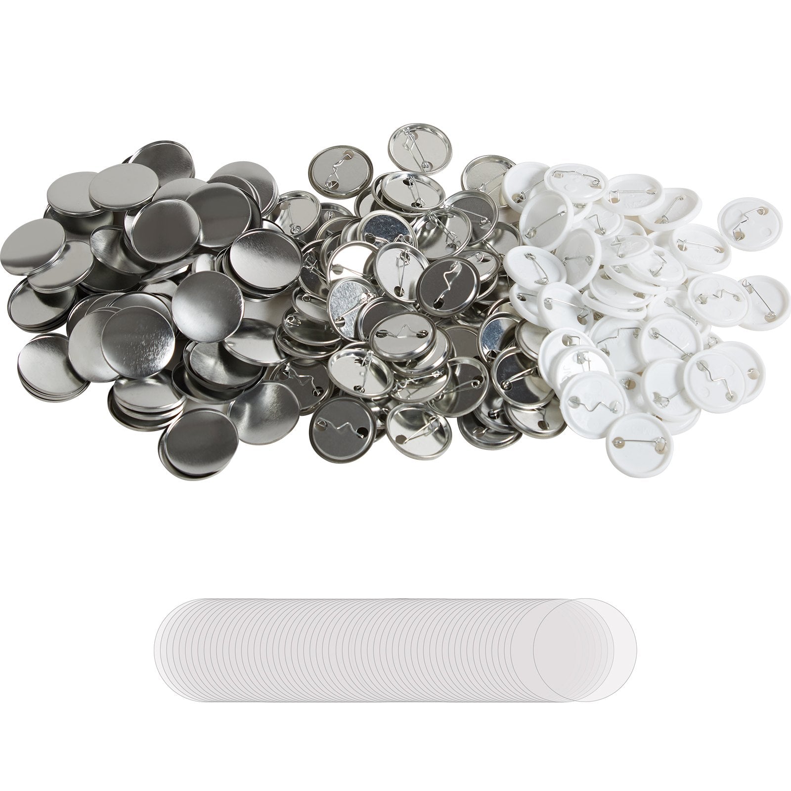 Automotive Repair & Speciality Tools: VEVOR 1.25" 32mm Button Badge Parts Supplies for Button Maker Machine 500 Sets