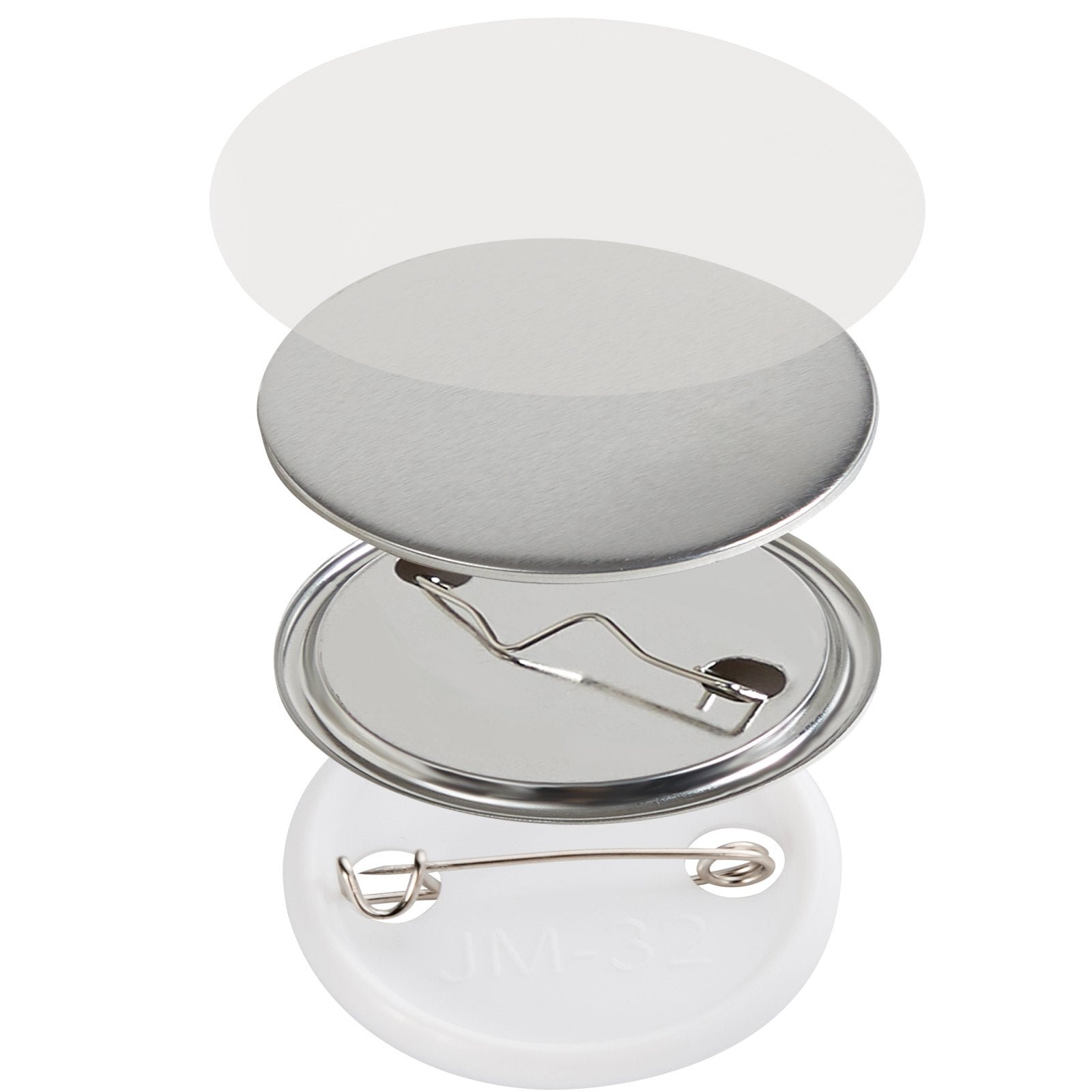 Automotive Repair & Speciality Tools: VEVOR 1.25" 32mm Button Badge Parts Supplies for Button Maker Machine 500 Sets