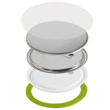 Automotive Repair & Speciality Tools: VEVOR 2.25" 58mm Button Badge Parts Supplies for Button Maker Machine 500 Sets