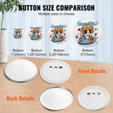 Automotive Repair & Speciality Tools: VEVOR 3" 75mm Button Badge Parts Supplies for Button Maker Machine 200 Sets