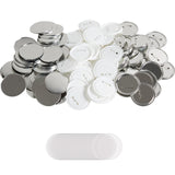 Automotive Repair & Speciality Tools: VEVOR 3" 75mm Button Badge Parts Supplies for Button Maker Machine 200 Sets