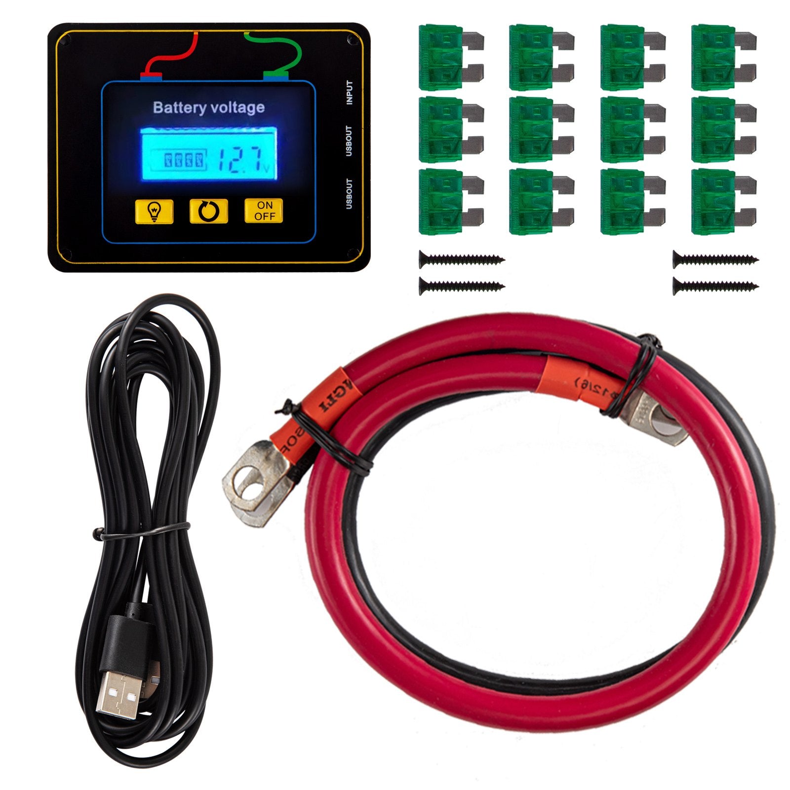Batteries & Generators: VEVOR Power Inverter Modified Sine Wave Inverter 3000W DC 12V to AC 240V w/LCD