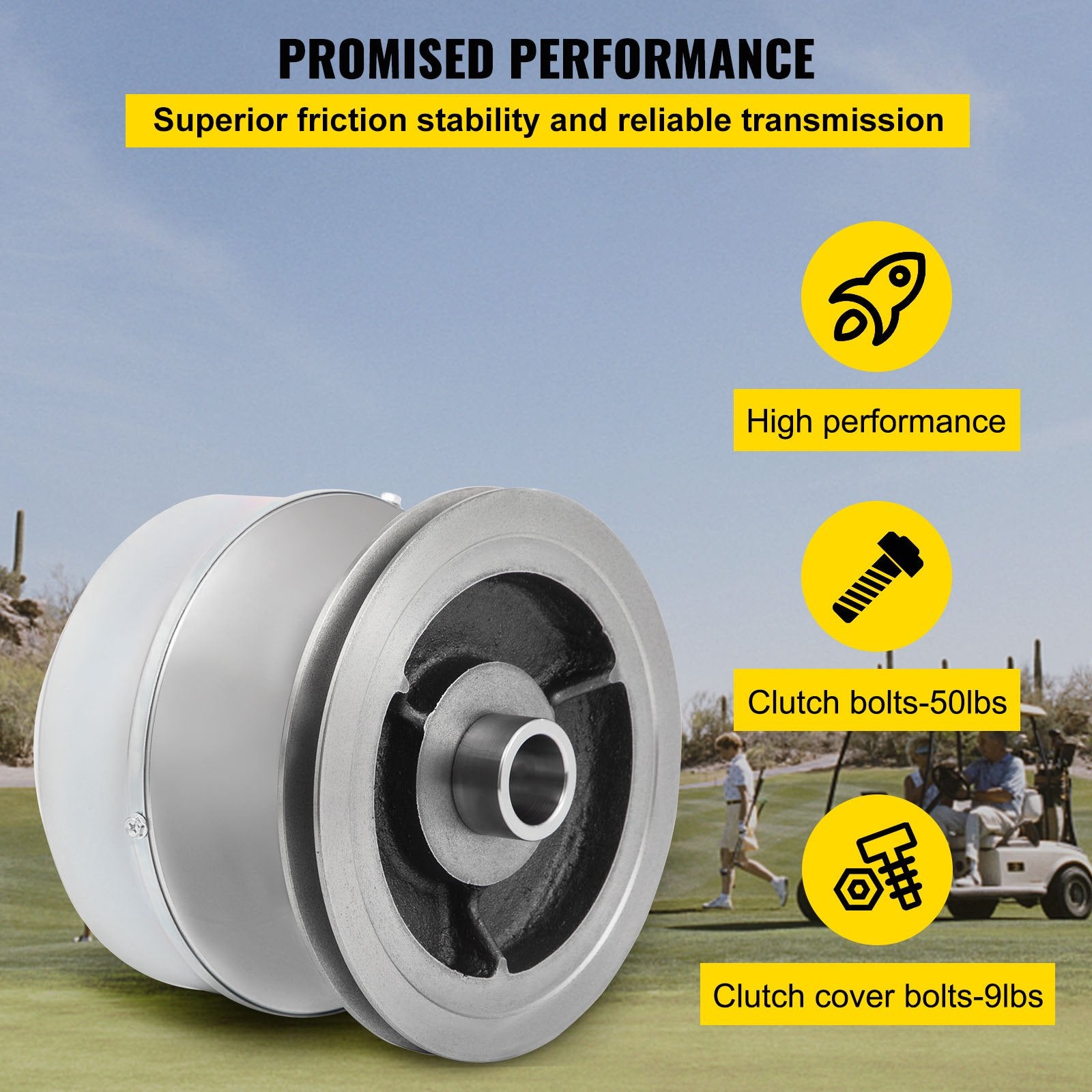 Curtains & Drapes: VEVOR G2-G22 Drive Clutch Compatible With Yamaha Golf Cart 1985+ G2 G8 G9 G14 G16 G22 4 Cycle Carts Gas Golf Cart 1985 Up