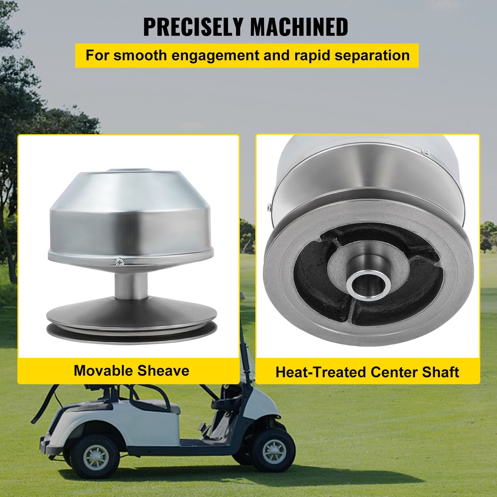 Curtains & Drapes: VEVOR G2-G22 Drive Clutch Compatible With Yamaha Golf Cart 1985+ G2 G8 G9 G14 G16 G22 4 Cycle Carts Gas Golf Cart 1985 Up