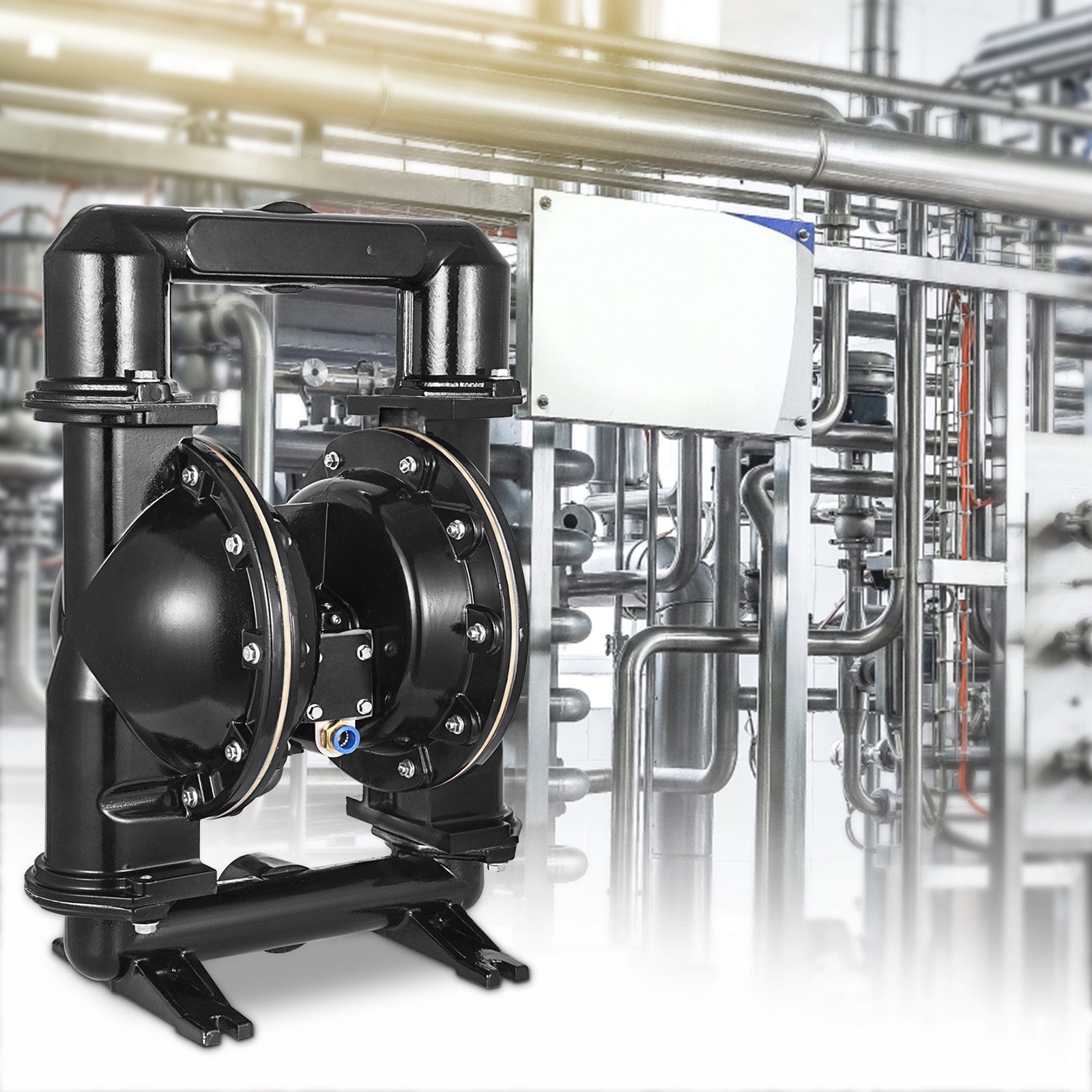Automotive Repair & Speciality Tools: VEVOR 75 GPM Air-Operated Double Diaphragm Pump 2 Inch Inlet And Outlet