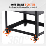 Work Benches: VEVOR Planer Stand, 100 lbs / 45 kg heavy loads, Three-Gear Height Adjustable Thickness Planer Table,with 4 Stable Casters & Storage Space, for most planers, saws, bench-top machines, power tools