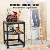 Work Benches: VEVOR Planer Stand, 100 lbs / 45 kg heavy loads, Three-Gear Height Adjustable Thickness Planer Table,with 4 Stable Casters & Storage Space, for most planers, saws, bench-top machines, power tools
