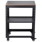 Work Benches: VEVOR Planer Stand, 100 lbs / 45 kg heavy loads, Three-Gear Height Adjustable Thickness Planer Table,with 4 Stable Casters & Storage Space, for most planers, saws, bench-top machines, power tools
