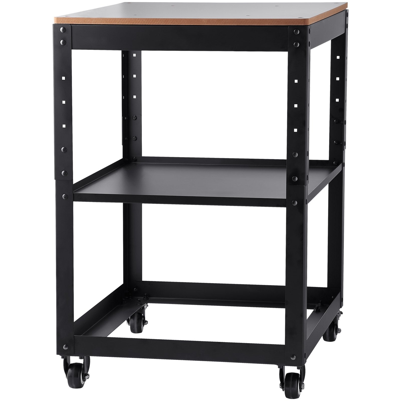 Work Benches: VEVOR Planer Stand, 100 lbs / 45 kg heavy loads, Three-Gear Height Adjustable Thickness Planer Table,with 4 Stable Casters & Storage Space, for most planers, saws, bench-top machines, power tools