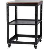 Work Benches: VEVOR Planer Stand, 100 lbs / 45 kg heavy loads, Three-Gear Height Adjustable Thickness Planer Table,with 4 Stable Casters & Storage Space, for most planers, saws, bench-top machines, power tools