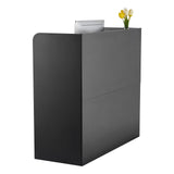 Calendars, Organisers & Planners: VEVOR Reception Desk, 1200 x 480 x 1100 mm Rectangular Front Counter Table, Office Reception Counter with Lockable Drawer and Storage Cabinet, for Checkout, Lobby, Beauty Salon and Office, Black