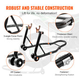 Bicycle Stands & Storage: VEVOR Motorcycle Bike Stand Rear 850 LBS Forklift Spoolift Paddock Swingarm Lift