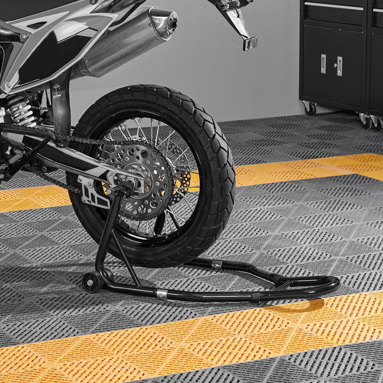 Bicycle Stands & Storage: VEVOR Motorcycle Bike Stand Rear 850 LBS Forklift Spoolift Paddock Swingarm Lift