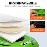 Boating Accessories: VEVOR Inflatable Boat, 2-Person Inflatable Fishing Boat, Strong PVC Portable Boat Raft Kayak, Includes 1158 mm Aluminum Oars, High-Output Pump and Fishing Rod Holders, 227 kg Capacity for Adults, Kids