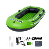 Boating Accessories: VEVOR Inflatable Boat, 2-Person Inflatable Fishing Boat, Strong PVC Portable Boat Raft Kayak, Includes 1158 mm Aluminum Oars, High-Output Pump and Fishing Rod Holders, 227 kg Capacity for Adults, Kids
