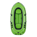 Boating Accessories: VEVOR Inflatable Boat, 4-Person Inflatable Fishing Boat, Strong PVC Portable Boat Raft Kayak, 1158mm Aluminum Oars, High-Output Pump, Fishing Rod Holders, and 2 Seats, 1100 lb Capacity for Adults Kids
