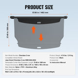 Automotive Parts: VEVOR Retractable Cargo Cover for Jeep Grand Cherokee 2 Row 2022-2024 OEM Design
