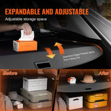 Automotive Gauges: VEVOR Retractable Cargo Cover for Toyota, Upgraded Waterproof Trunk Cover Security Shield Shade for Toyota RAV4 2019-2025 5-Seater, UV Resistant Rear Trunk Cover, Aluminum Alloy & PVC Leather Texture