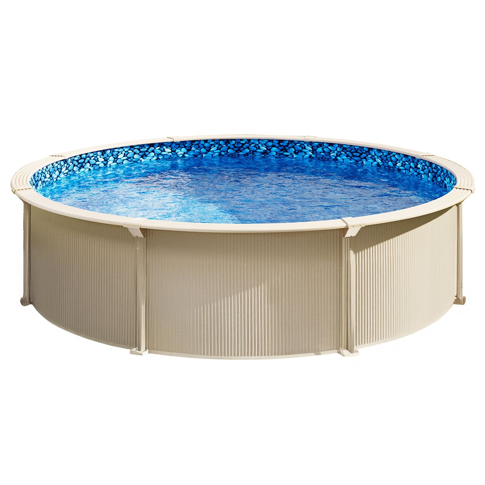 Swimming Pools: VEVOR Round Pool Liner 24ft Overlap Style Pool Liner 54in Wall Height