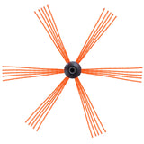 Fire Pit Accessories: VEVOR 9 m Chimney Sweep Kit, w/ 9 Reinforced Nylon Flexible Rods, Ergonomic Chimney Cleaning Brush, 360-Degree Brush Chimney Cleaner, Rich Accessories for Fireplace Flue Home Use Fits most Pipes