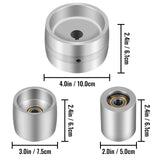 Saw Accessories: VEVOR Belt Grinder 2" x 72" Wheel Set, Belt Knife Grinder Wheel Set, Aluminum Belt Grinder Wheel Crowned for Knife Grinder with 4" Drive Wheel (0.94" Bore), 3" Tracking Wheel and 2 x 2" Idler Wheels