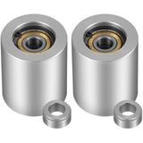 Saw Accessories: VEVOR Belt Grinder 2" x 72" Wheel Set, Belt Knife Grinder Wheel Set, Aluminum Belt Grinder Wheel Crowned for Knife Grinder with 4" Drive Wheel (0.94" Bore), 3" Tracking Wheel and 2 x 2" Idler Wheels